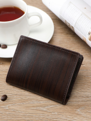 Men's PU minimalist card bag