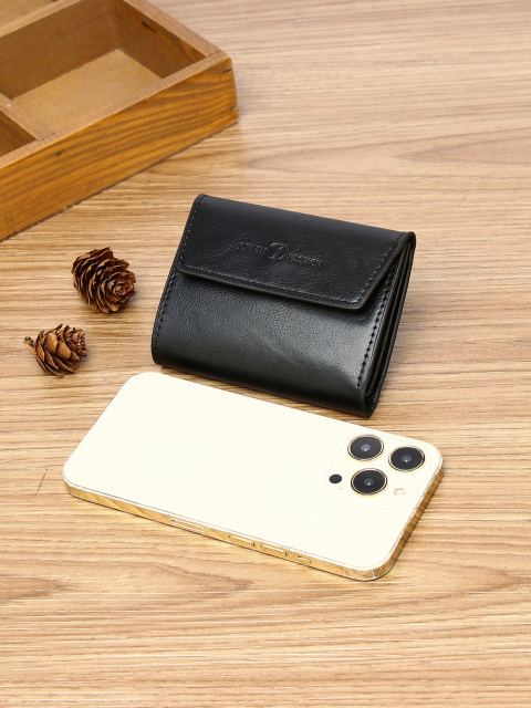 Men's PU minimalist card bag small wallet