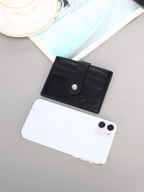 Men's PU minimalist card bag