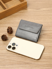 Men's PU minimalist card bag small wallet