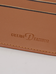 Men's PU minimalist card bag