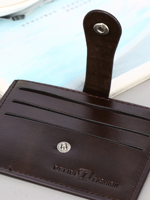 Men's PU minimalist card bag