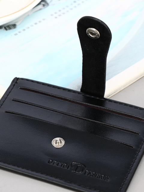 Men's PU minimalist card bag