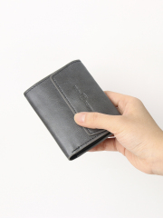 Men's PU minimalist card bag small wallet