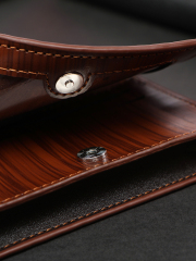 Men's PU minimalist card bag