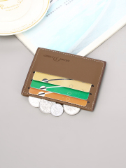 Men's PU minimalist card bag