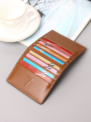 Men's PU minimalist card bag