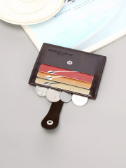 Men's PU minimalist card bag