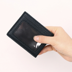 Men's PU minimalist card bag