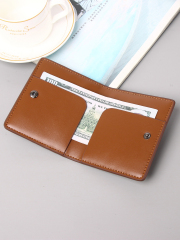 Men's PU minimalist card bag