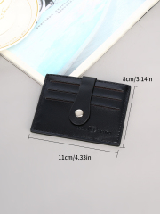 Men's PU minimalist card bag