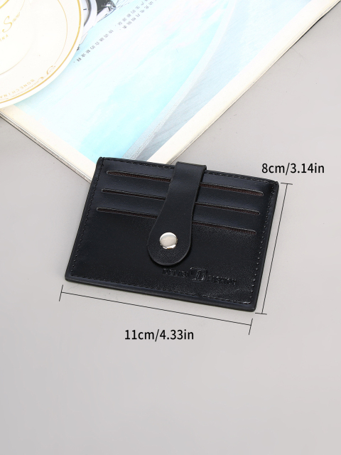 Men's PU minimalist card bag