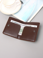 Men's PU minimalist card bag