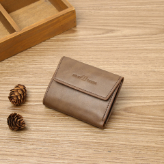 Men's PU minimalist card bag small wallet