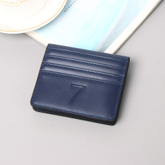 Men's PU minimalist card bag