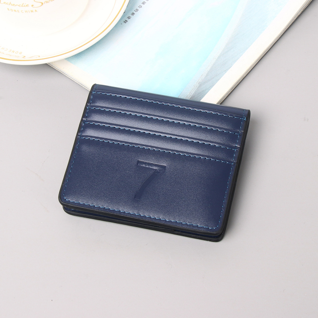 Men's PU minimalist card bag