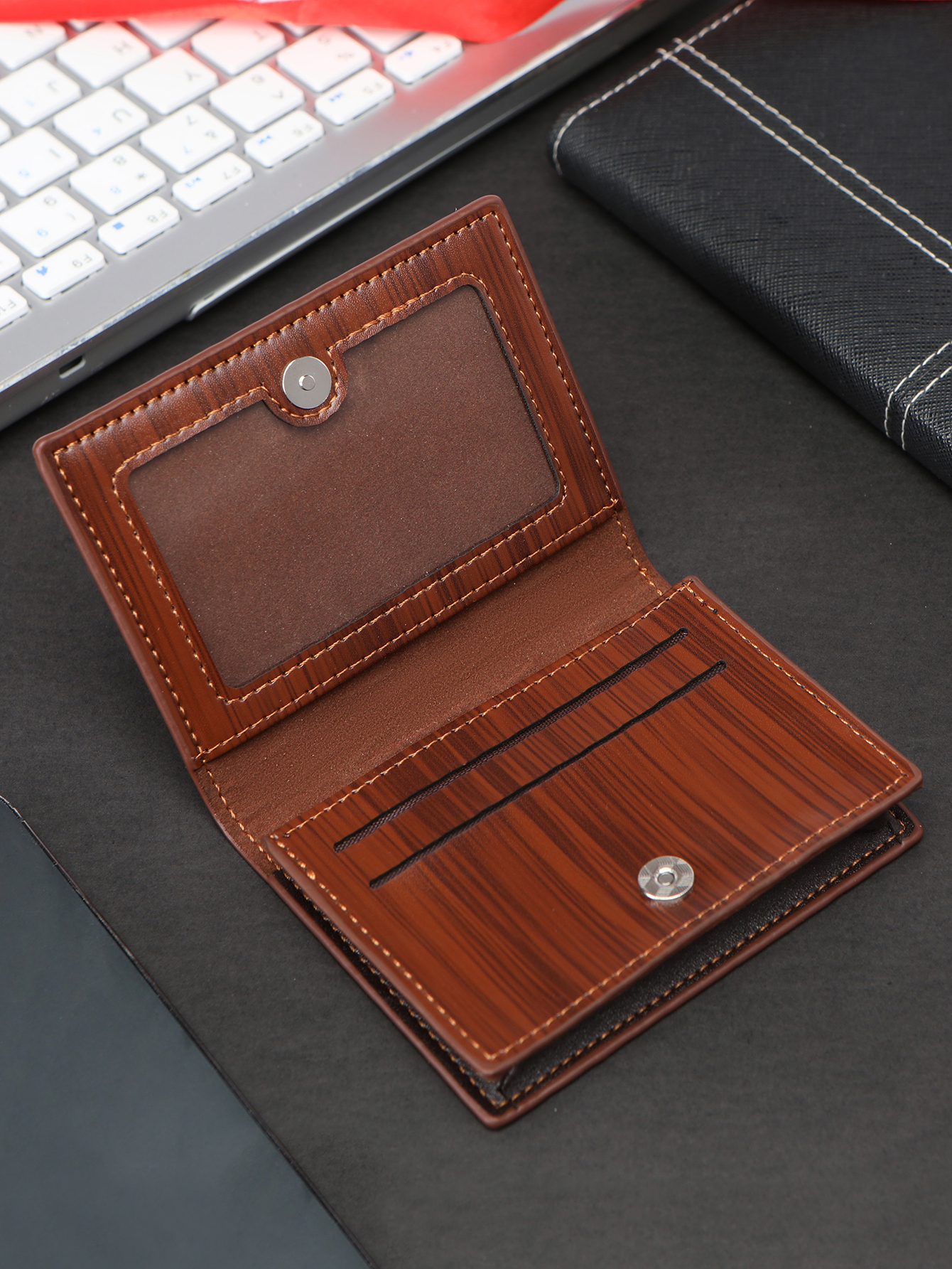 Men's PU minimalist card bag