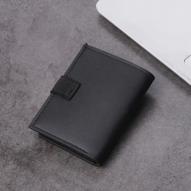 Men's PU minimalist card bag