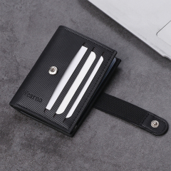 Men's PU minimalist card bag