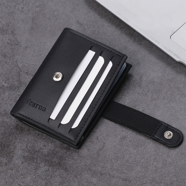 Men's PU minimalist card bag