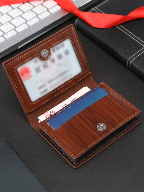 Men's PU minimalist card bag