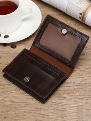 Men's PU minimalist card bag