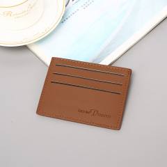 Men's PU minimalist card bag