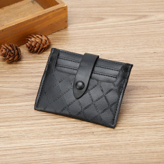 Men's PU minimalist card bag