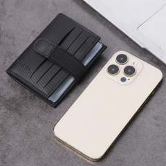 Men's PU minimalist card bag