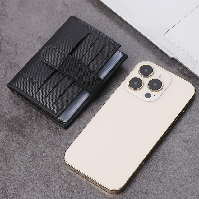 Men's PU minimalist card bag