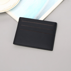 Men's PU minimalist card bag