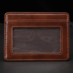 Men's PU minimalist card bag