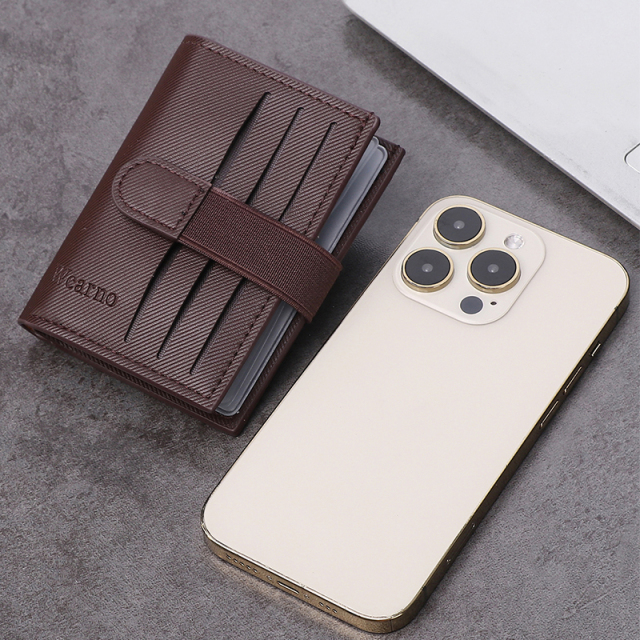 Men's PU minimalist card bag