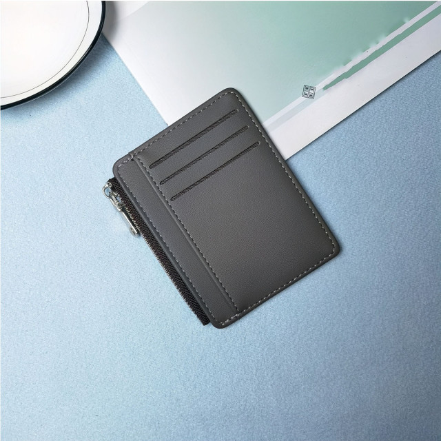 Men's PU minimalist card bag