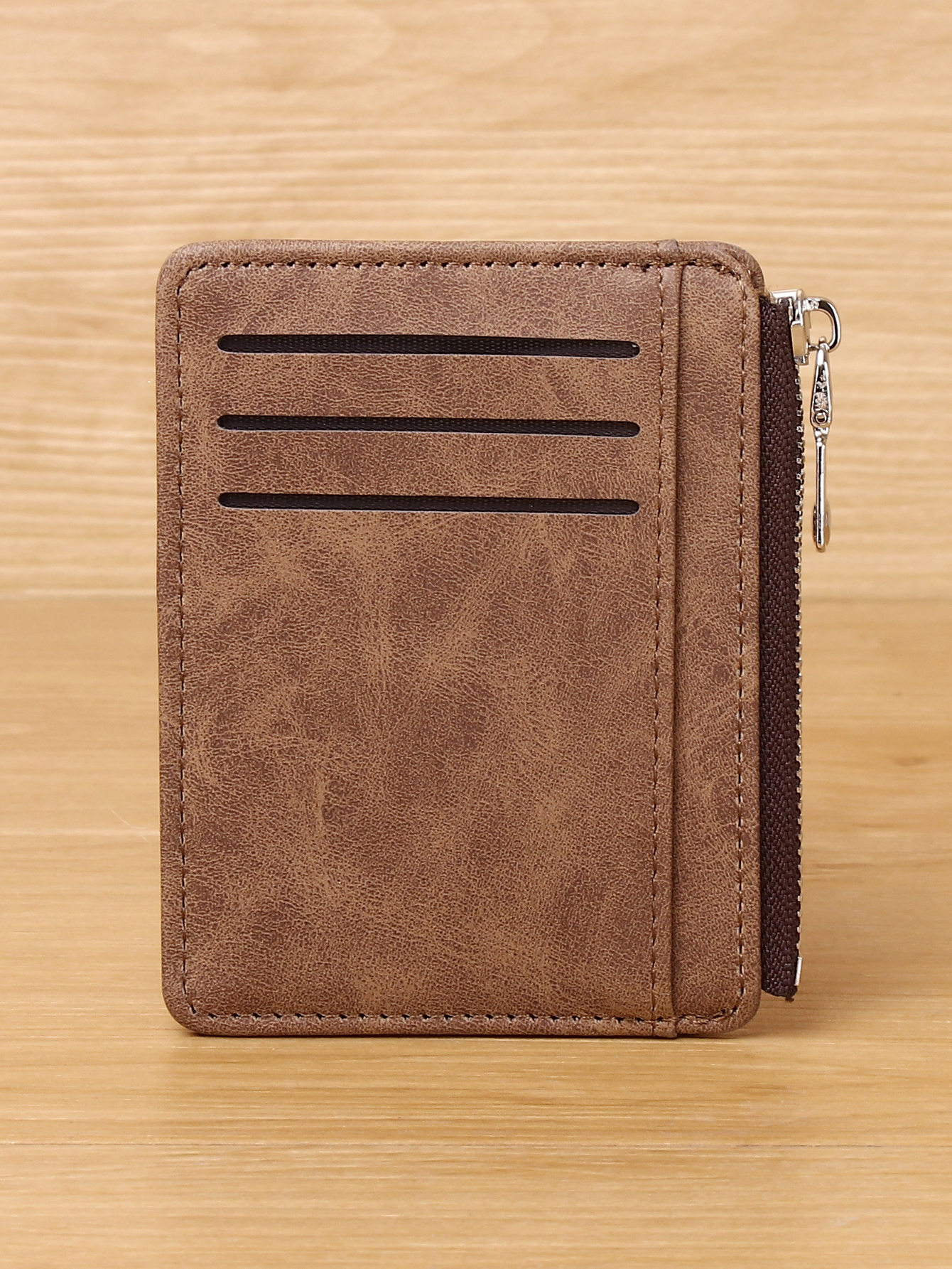 Men's PU minimalist card bag