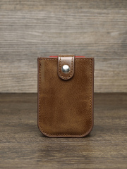 Men's PU minimalist card bag