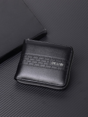 Men's fashion business zipper bag