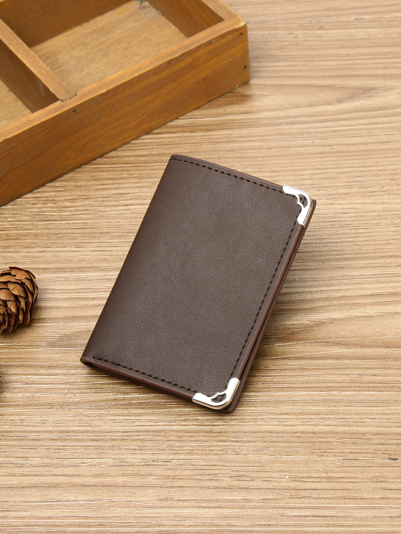Men's PU minimalist card bag