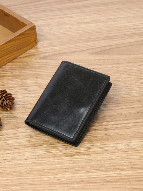 Men's PU minimalist card bag