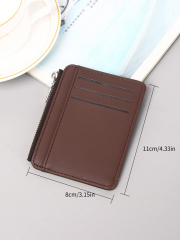 Men's PU minimalist card bag