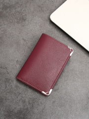 Men's PU minimalist card bag