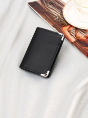 Men's PU minimalist card bag