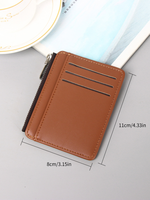 Men's PU minimalist card bag