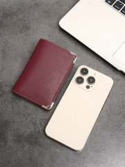 Men's PU minimalist card bag