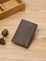 Men's PU minimalist card bag