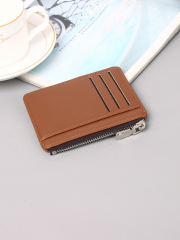 Men's PU minimalist card bag