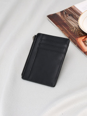 Men's PU minimalist card bag