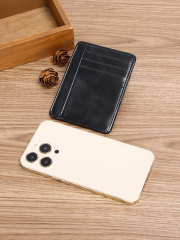 Men's PU minimalist card bag