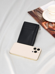 Men's PU minimalist card bag