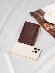 Men's PU minimalist card bag